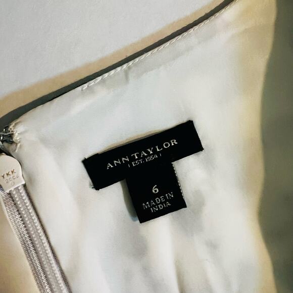 Ann Taylor Multicolor Floral Sleeveless Dress Size 6 - Picture 3 of 6